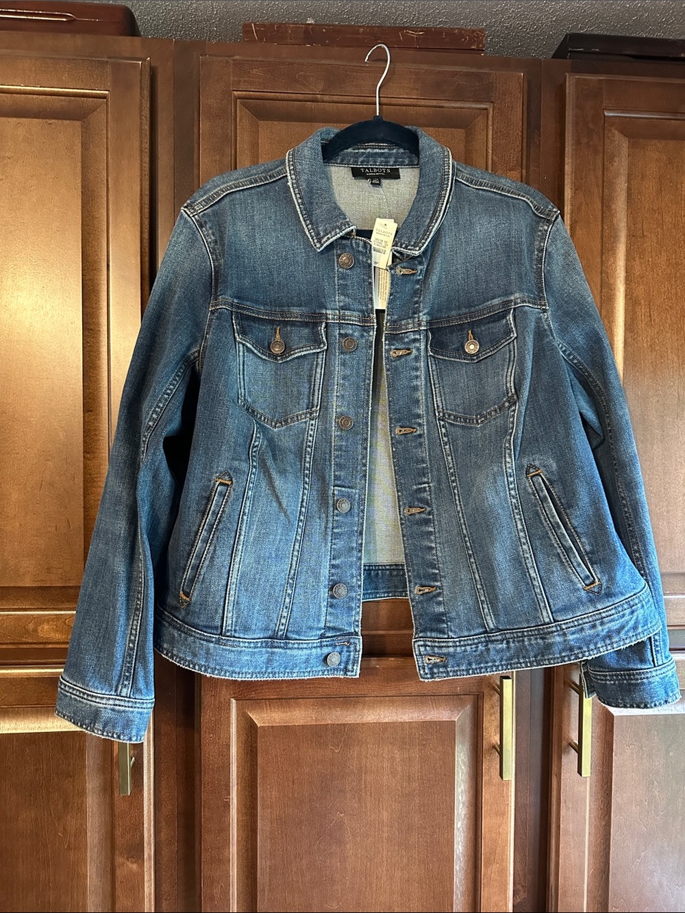 Talbots Medium Blue Denim Jacket - Classic Fit